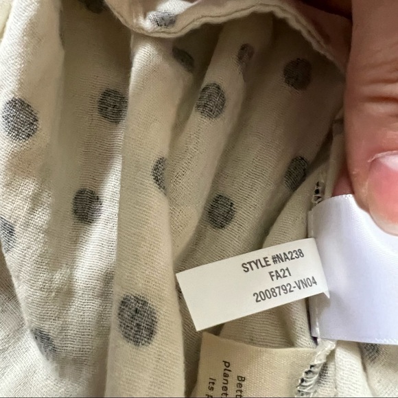 Madewell Lightspun Ruffle-Sleeve Babydoll Dress in Dot Toss - Picture 14 of 16